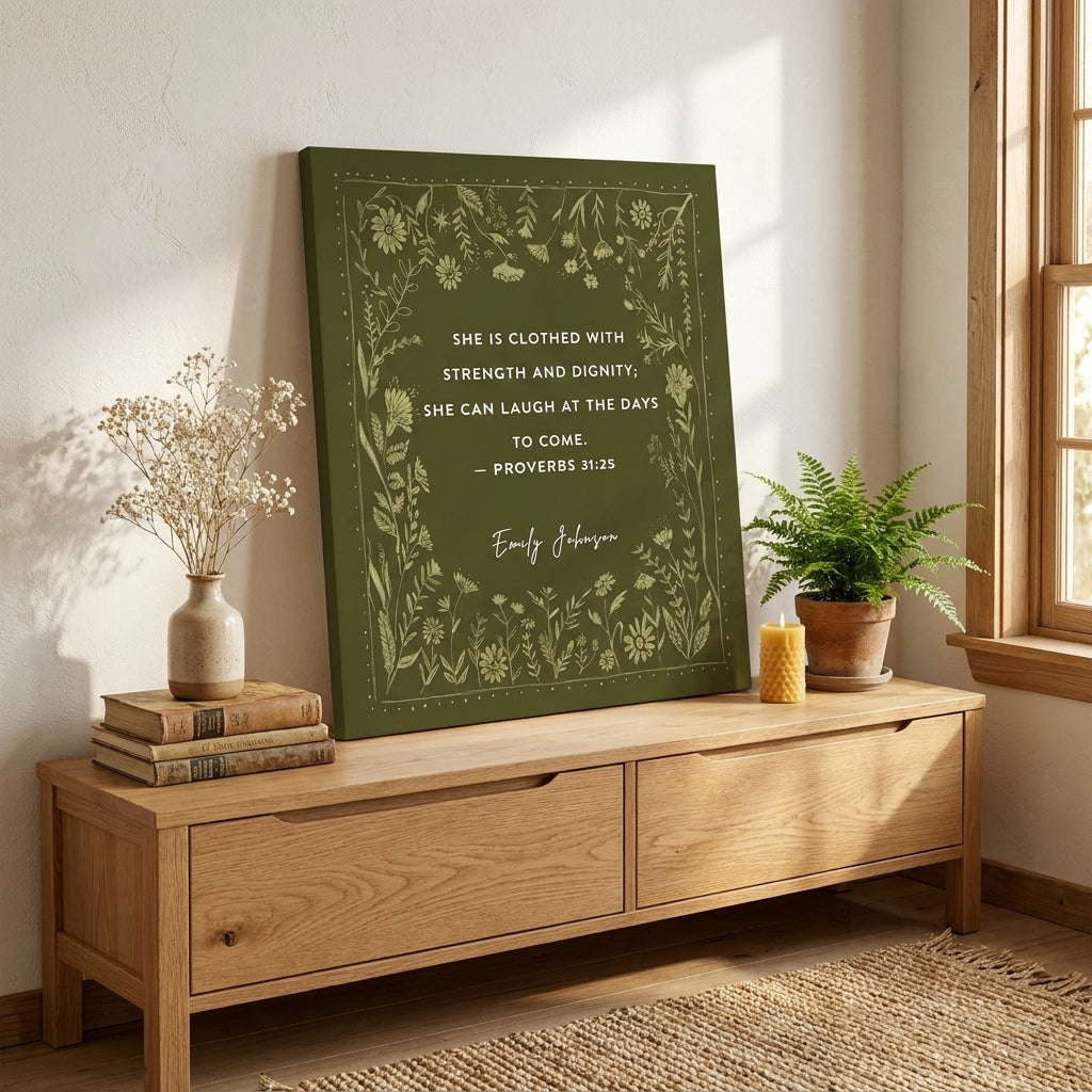 Handpicked Scripture Verses for Your Custom Canvas