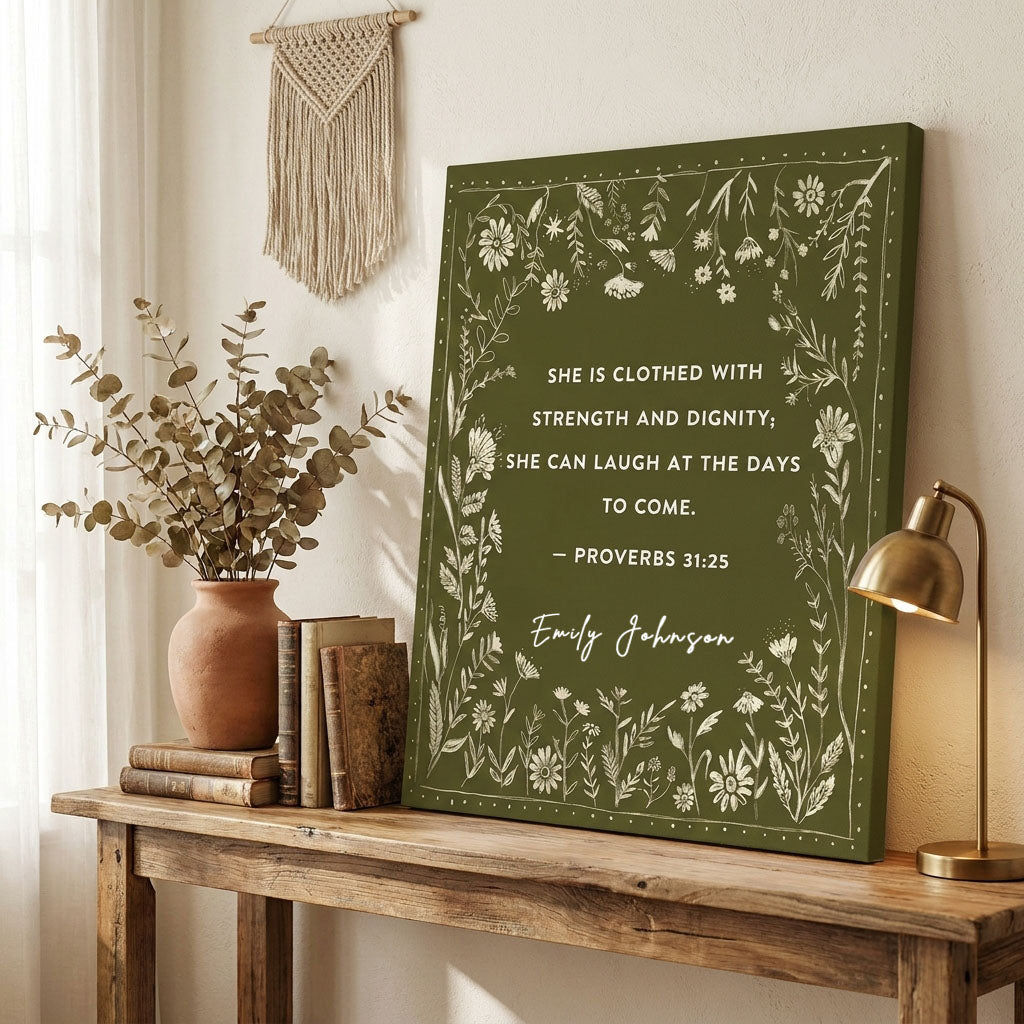 Handpicked Scripture Verses for Your Custom Canvas