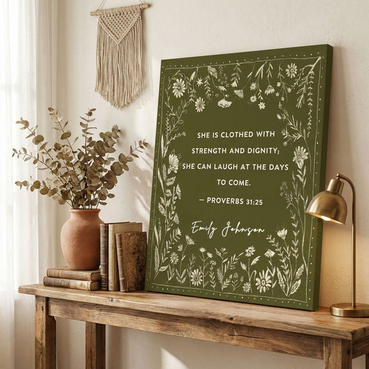 Handpicked Scripture Verses for Your Custom Canvas
